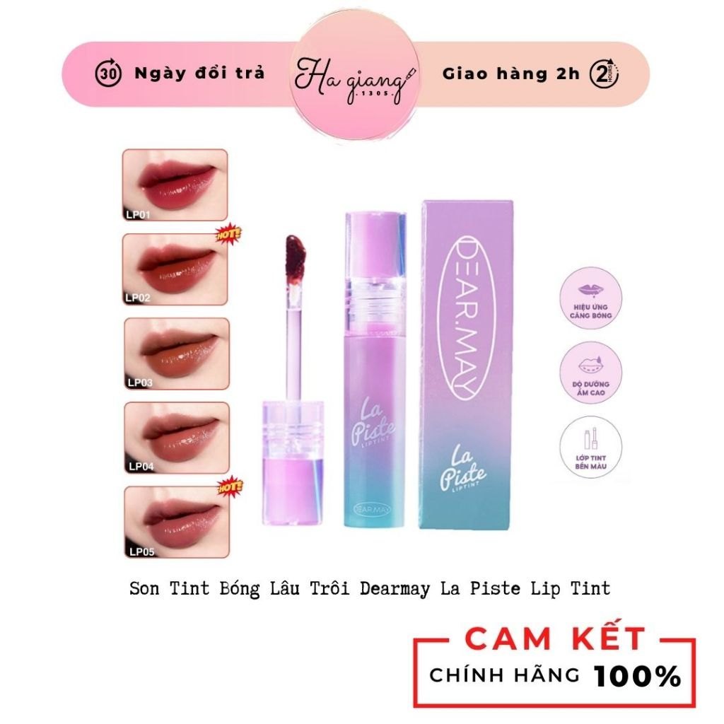 Son Tint Bóng Dearmay La Piste Lip Tint LP