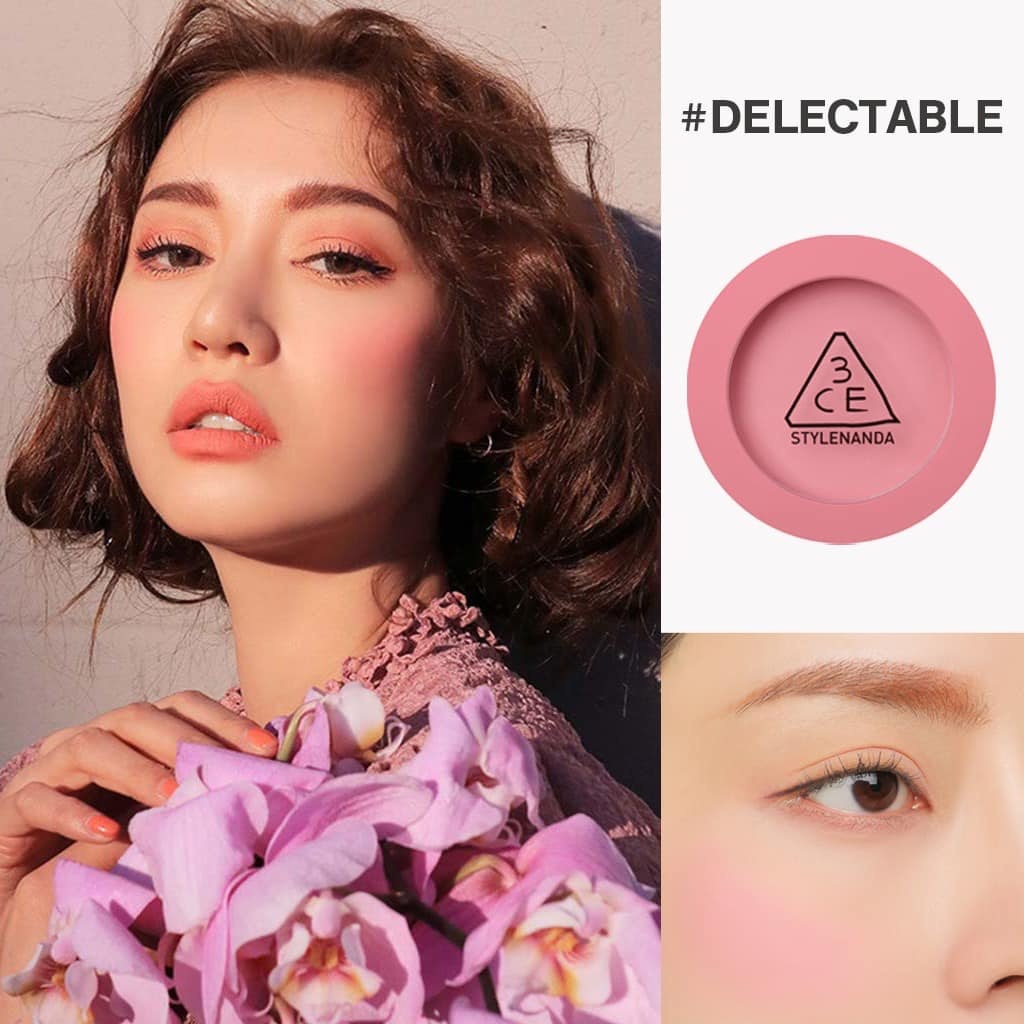 Phấn Má Hồng 3CE Mood Recipe Face Blush (Tròn)