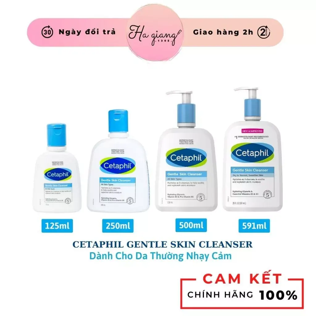 Sữa rửa mặt Cetaphil