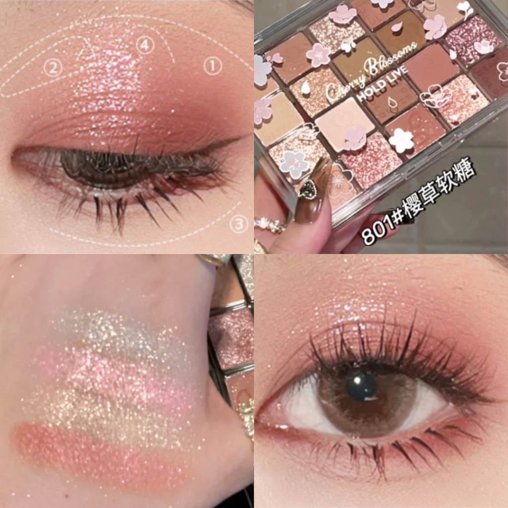 Bảng Phấn Mắt 20 ô Hold Live Evening Sakura Dance Eyeshadow Palette