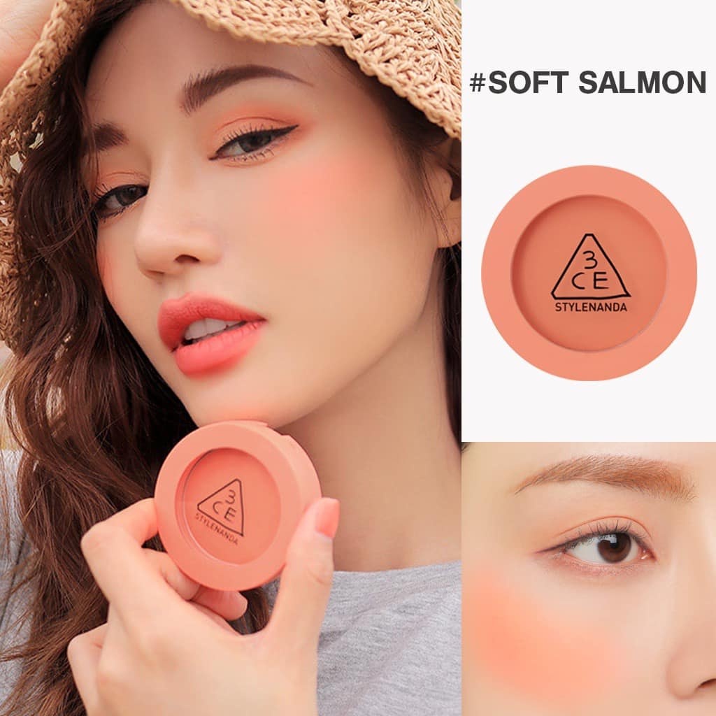 Phấn Má Hồng 3CE Mood Recipe Face Blush (Tròn)