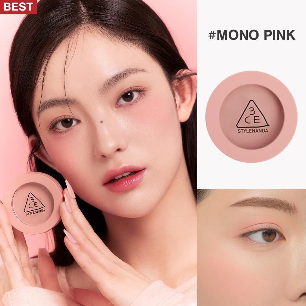 Phấn Má Hồng 3CE Mood Recipe Face Blush (Tròn)