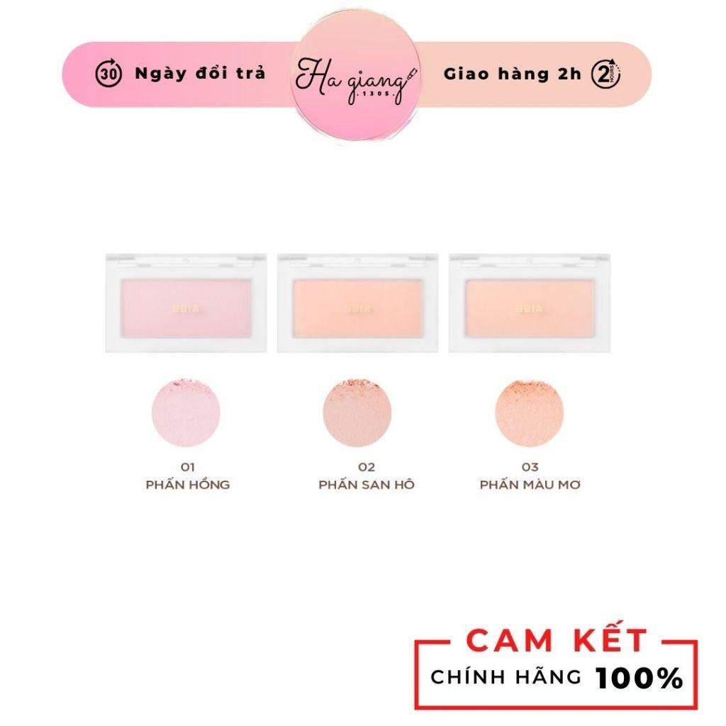 Má Hồng BBIA Ready To Wear Powder Cheek