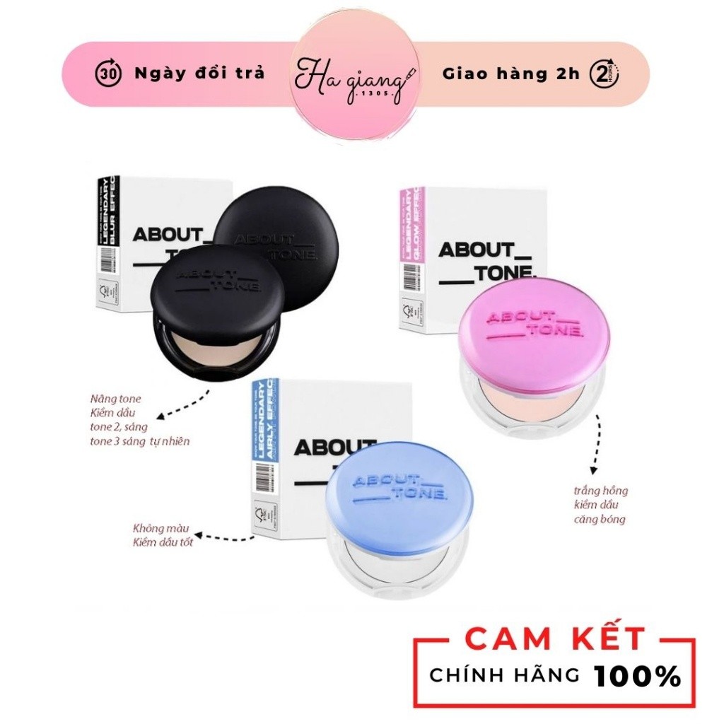 Phấn phủ ABOUT TONE Powder Pact