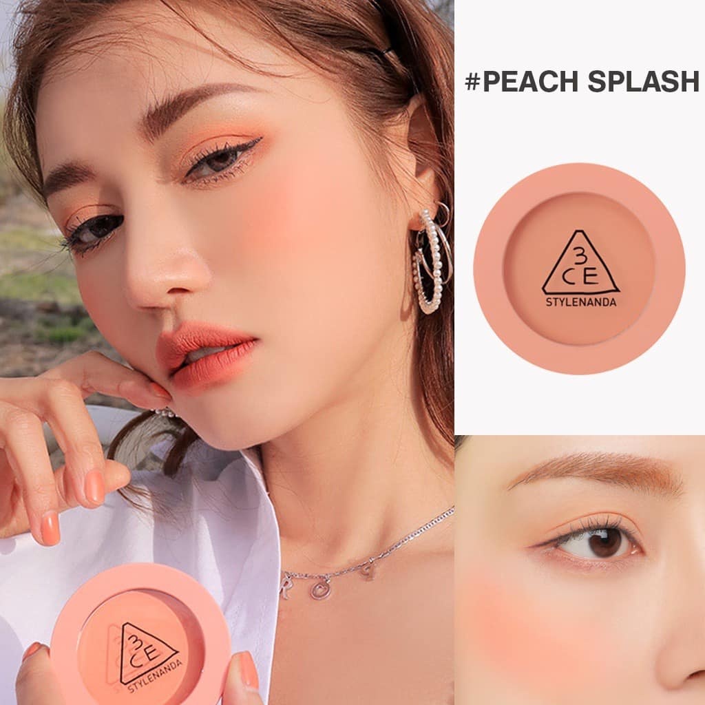 Phấn Má Hồng 3CE Mood Recipe Face Blush (Tròn)