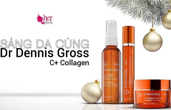 Dưỡng sáng da toàn diện với Dr Dennis Gross C+ Collagen