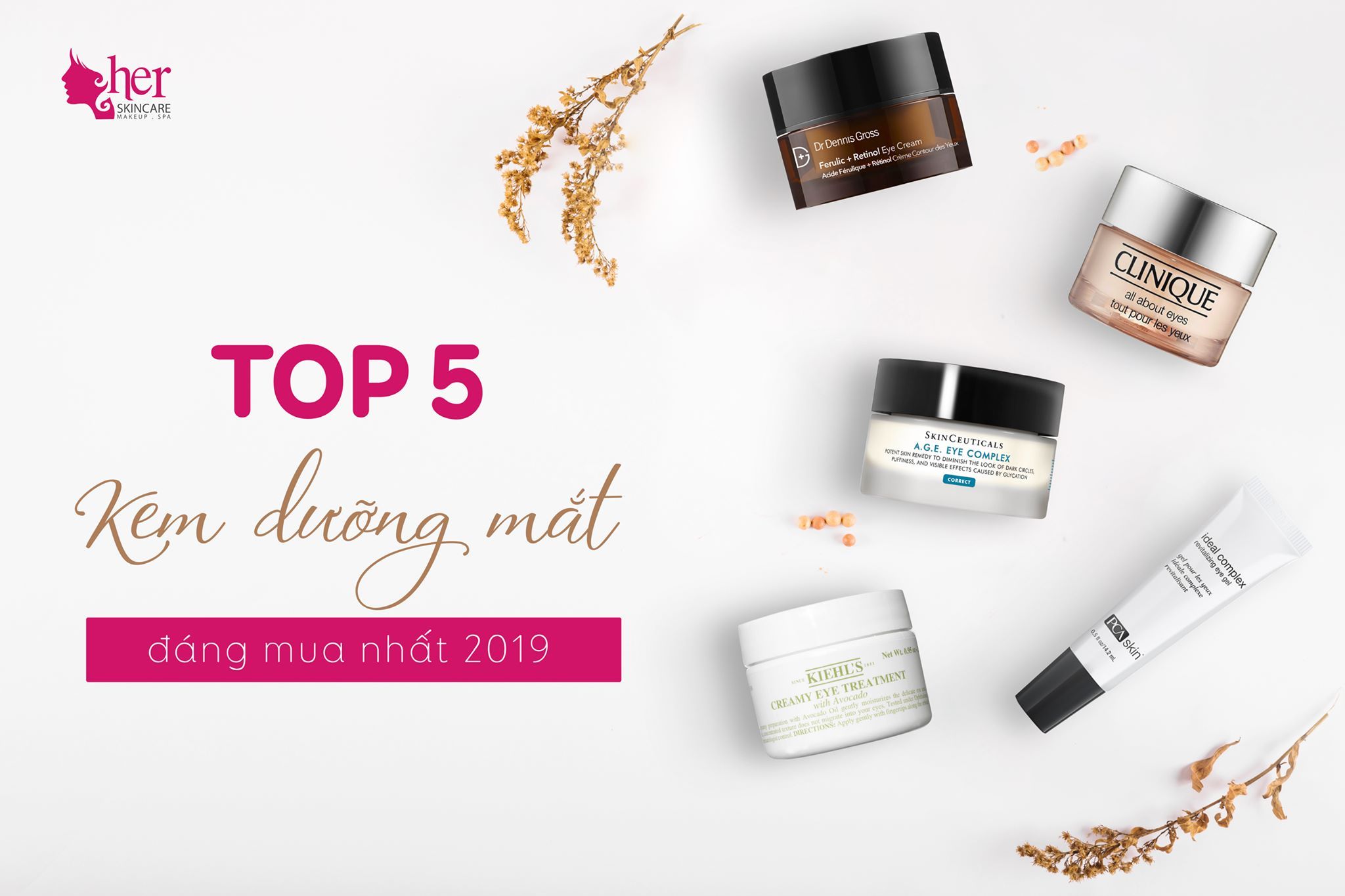 TOP 5 KEM MẮT ĐÁNG MUA NHẤT 2019