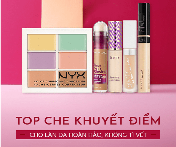 Top 5 kem che khuyết điểm cho làn da hoàn hảo, không tì vết