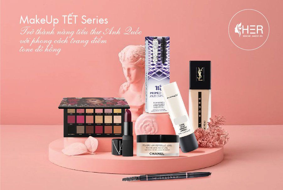 MakeUp TẾT Series trở thành nàng tiểu thư Anh Quốc với phong cách trang điểm tone đỏ hồng
