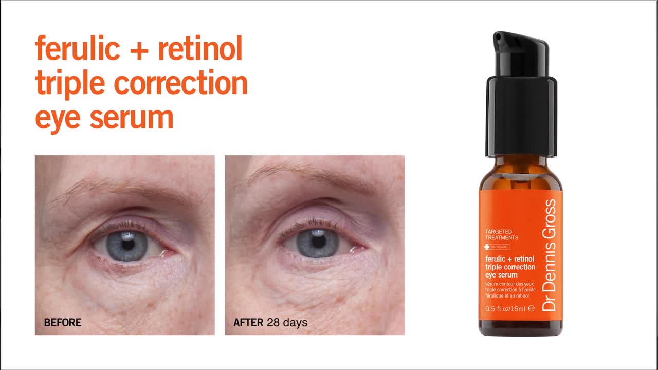 DR DENNIS GROSS Ferulic and Retinol Triple Correction Eye Serum