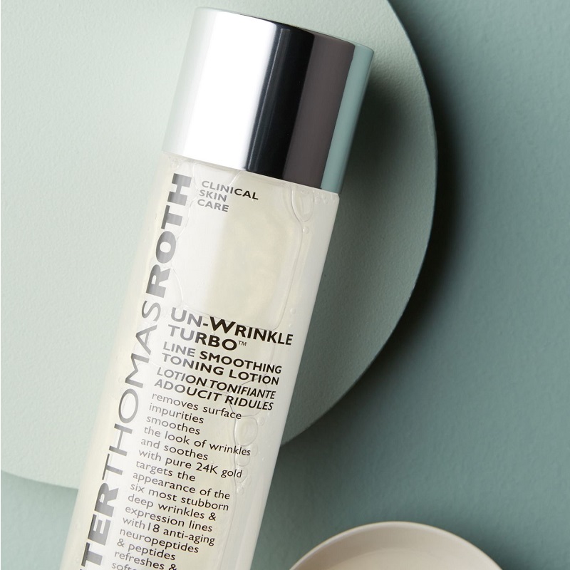 Toner tinh cháº¥t vÃ ng Peter Thomas Roth Un-Wrinkle Turbo Line Smoothing Toning Lotion