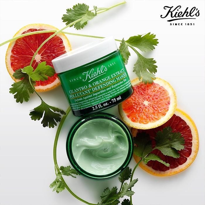 Mặt nạ ngủ thải độc Kiehl’s Cilantro & Orange Extract Pollutant Defending Masque