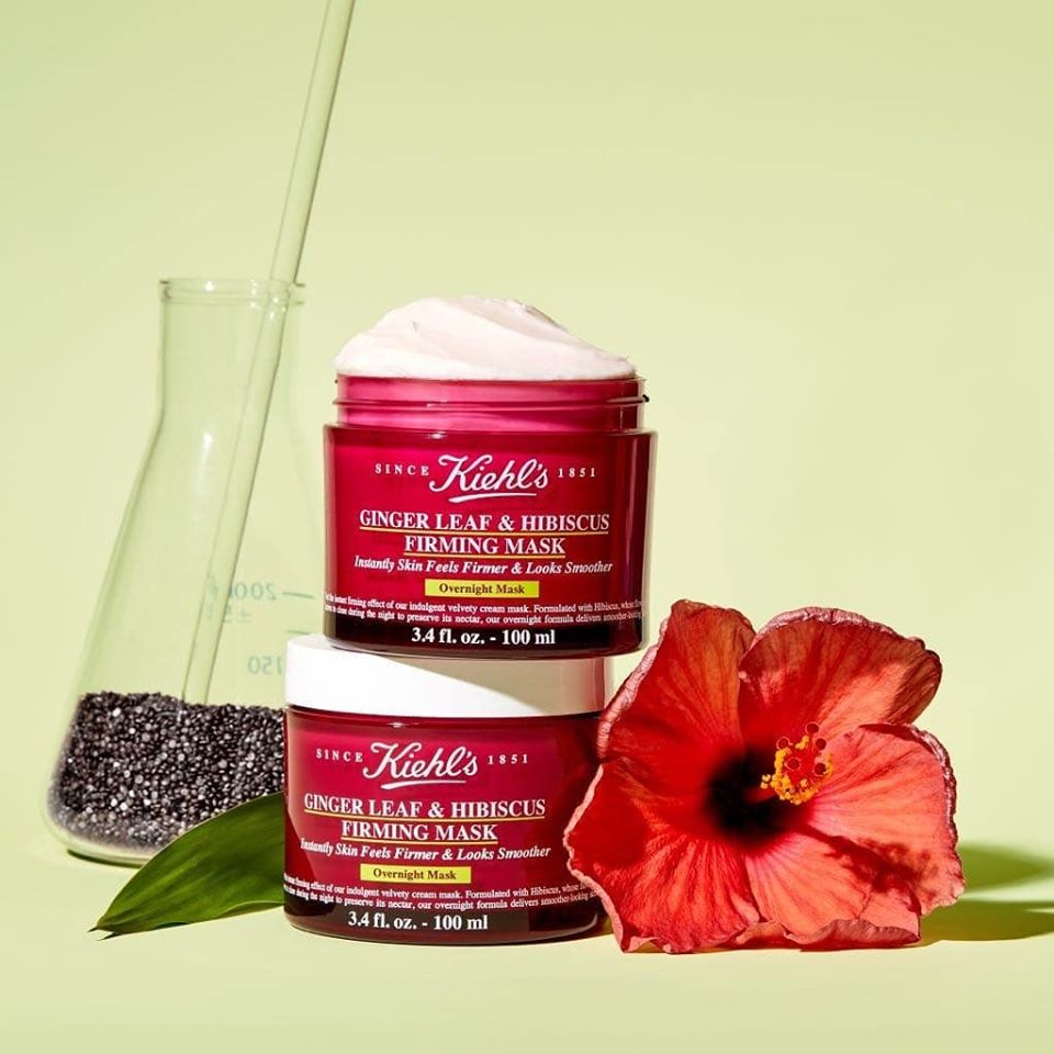 1. Mặt nạ ngủ Kiehl's Ginger Leaf & Hibiscus Firming Mask 14ml