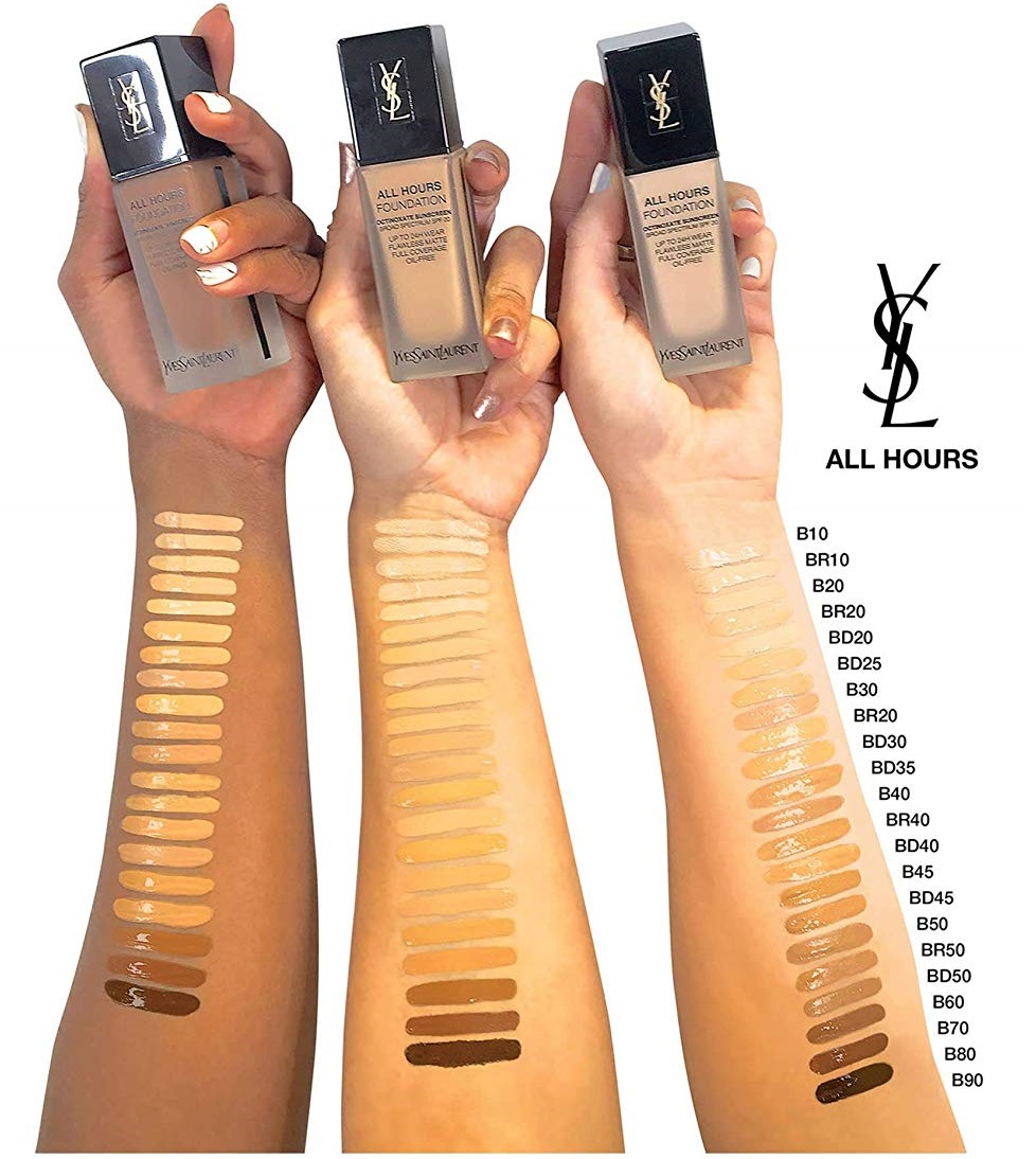 YSL Encre de Peau All Hours Foundation.B10 Pocelaine