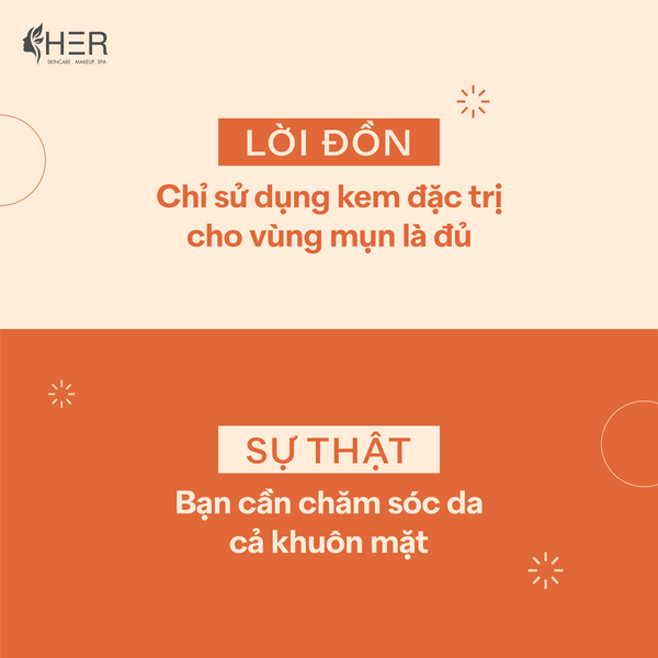 Những lời đồn và sự thật các loại mụn