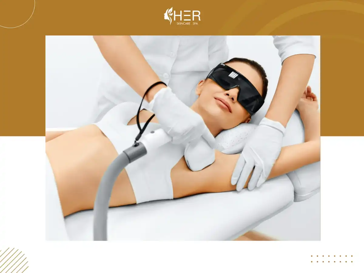 Công nghệ triệt lông tiên tiến tại HER Skincare & Spa