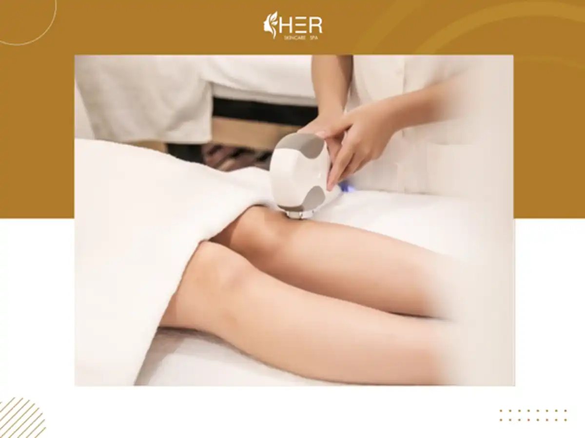 Công nghệ triệt lông chân bằng Diode Laser tại HER Skincare & Spa