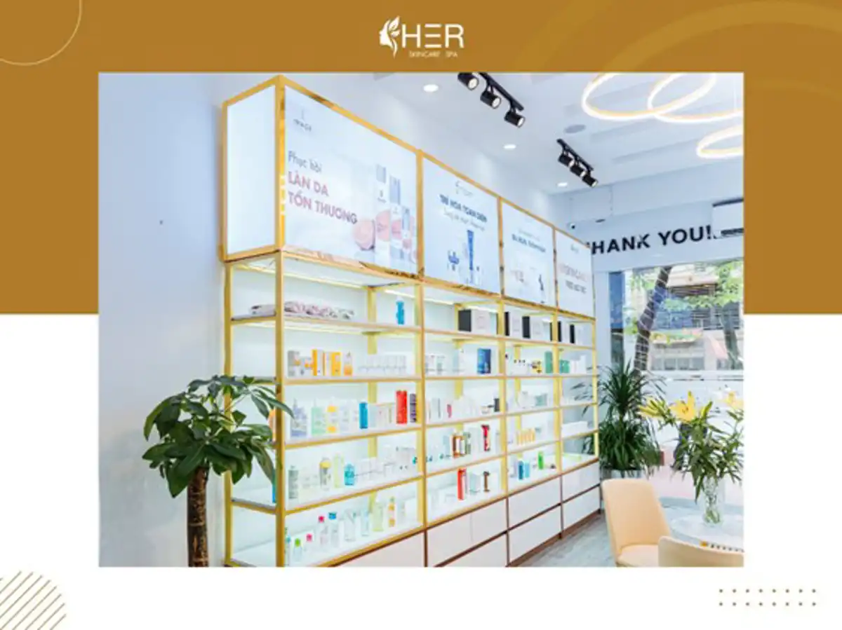 Sản phẩm chất lượng tại HER Skincare & Spa