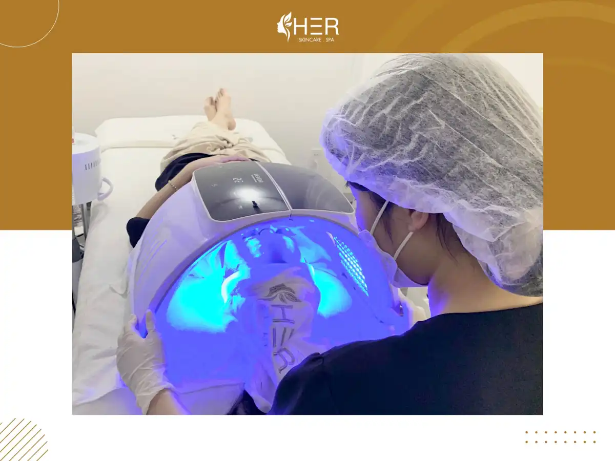 Trang thiết bị hiện đại tại HER Skincare & Spa