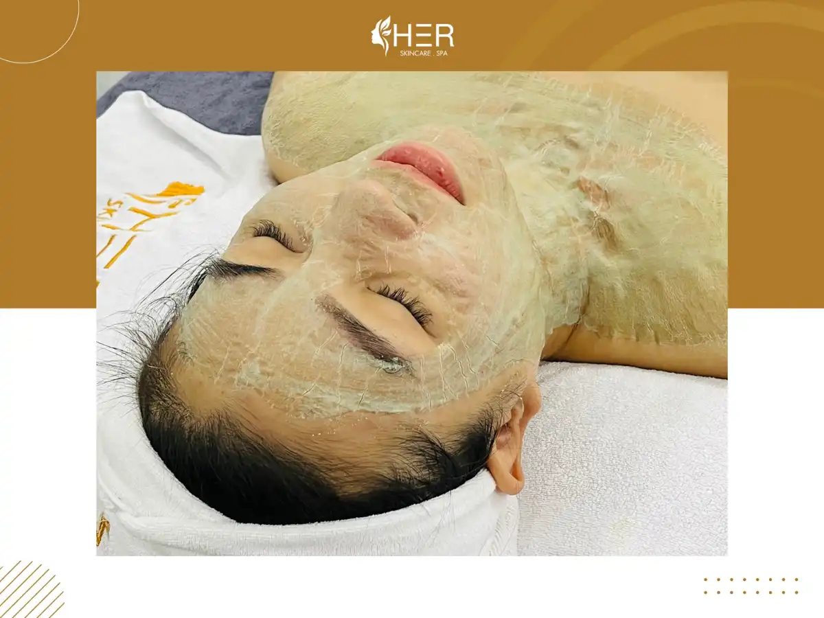 Thư giãn khi điều trị tại HER Skincare & Spa