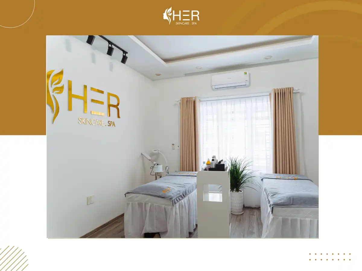 Cơ sở hạ tầng khang trang, hiện đại tại HER spa