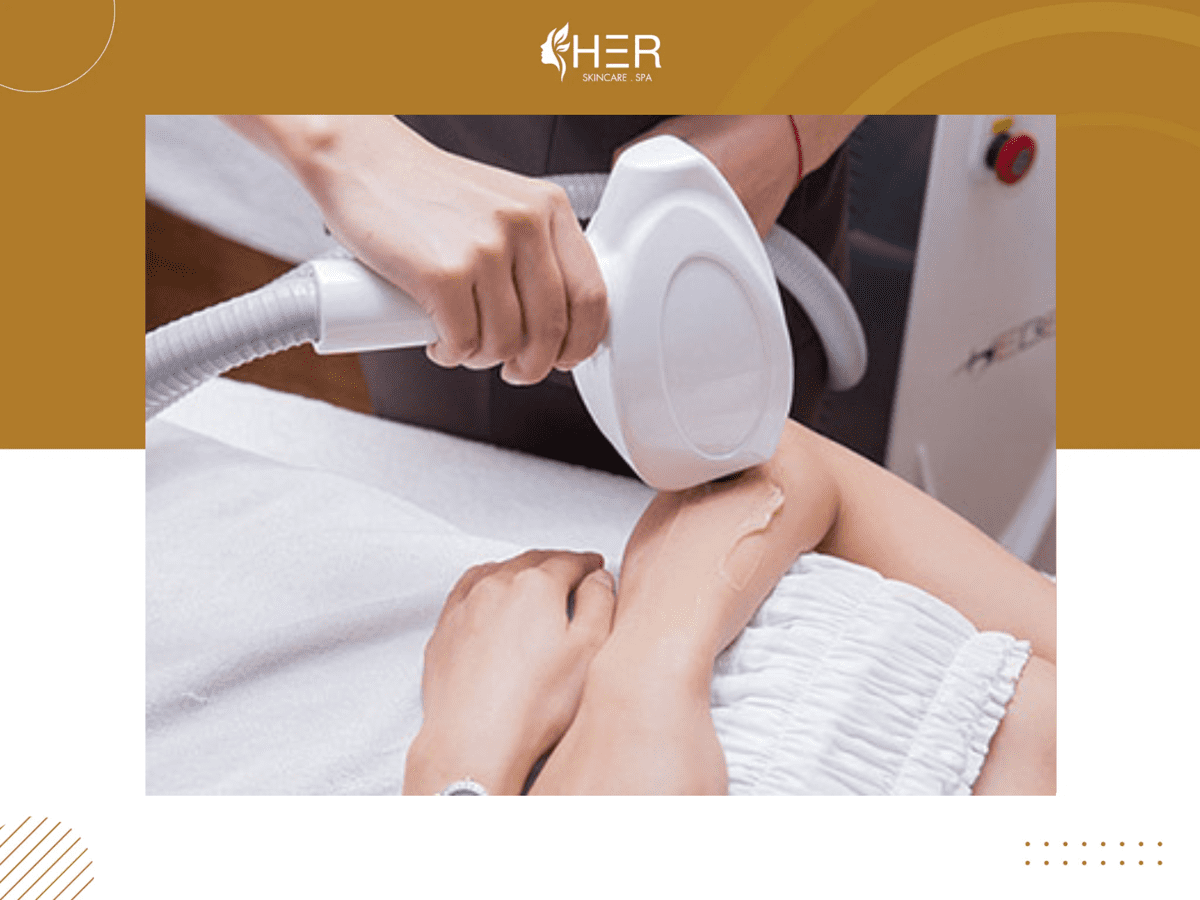 HER Spa - Công nghệ triệt lông Diode Laser hiện đại không lo bị ngứa