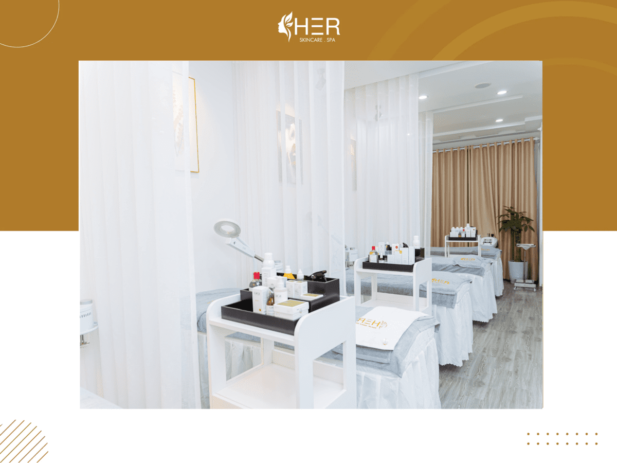 Cơ sở hiện đại tại HER Skincare & Spa