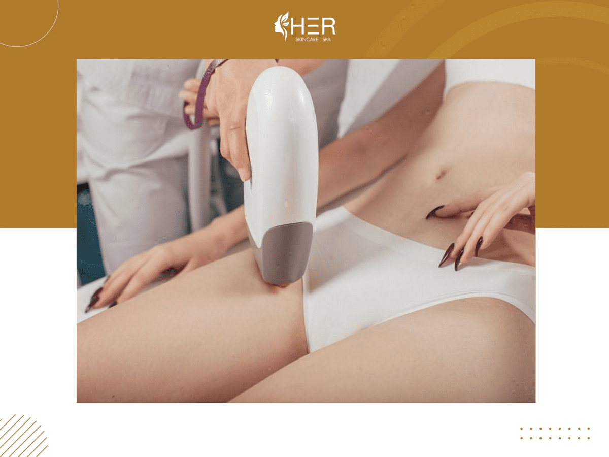 Công nghệ triệt lông vùng kín Diode Laser đạt tiêu chuẩn chất lượng tại HER