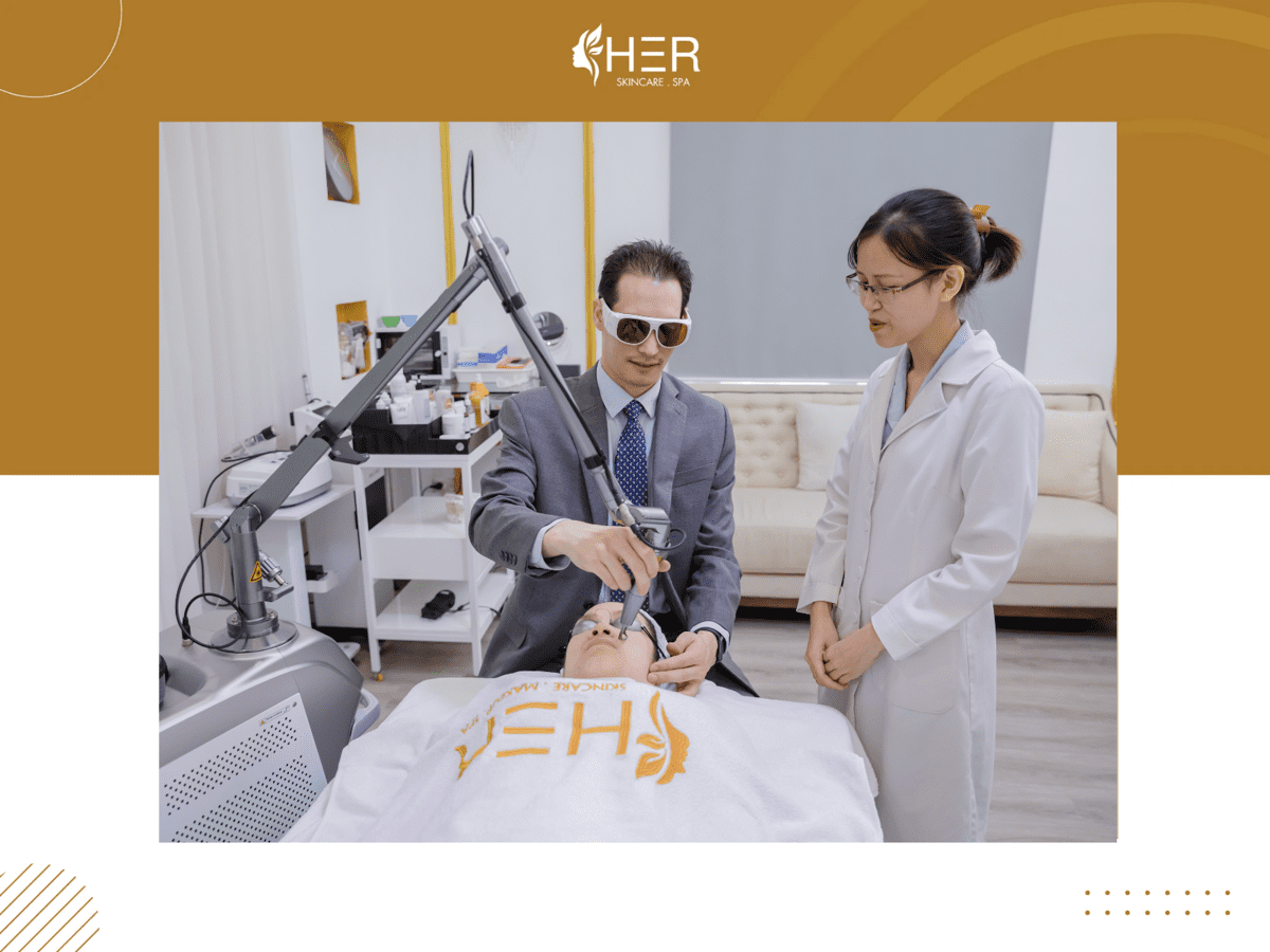 HER Skincare & Spa - Spa triệt lông toàn thân uy tín với công nghệ Diode Laser