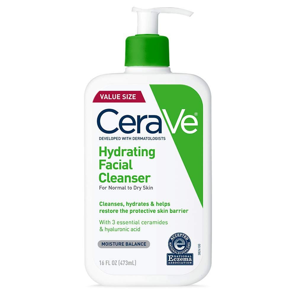Sữa rửa mặt da khô CeraVe Hydrating 473ml (HSD: 8/25)