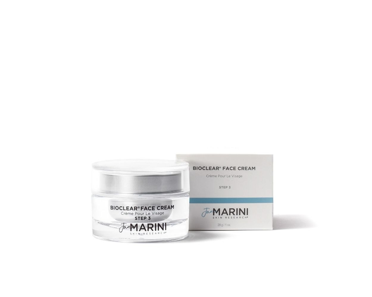 Kem dưỡng làm mờ nếp nhăn và làm đều màu da Jan Marini Bioclear face cream 29g (R)