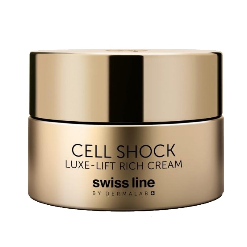 Kem tinh chất Vàng, giàu dinh dưỡng, trẻ hóa và nâng cơ toàn diện (da thường, da khô) Swissline Cell Shock Luxe-Lift Rich Cream 50ml (R)