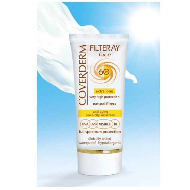 Kem chống nắng không màu Coverderm Filteray Face SPF 60 50ml (R) (HSD: 3/27)