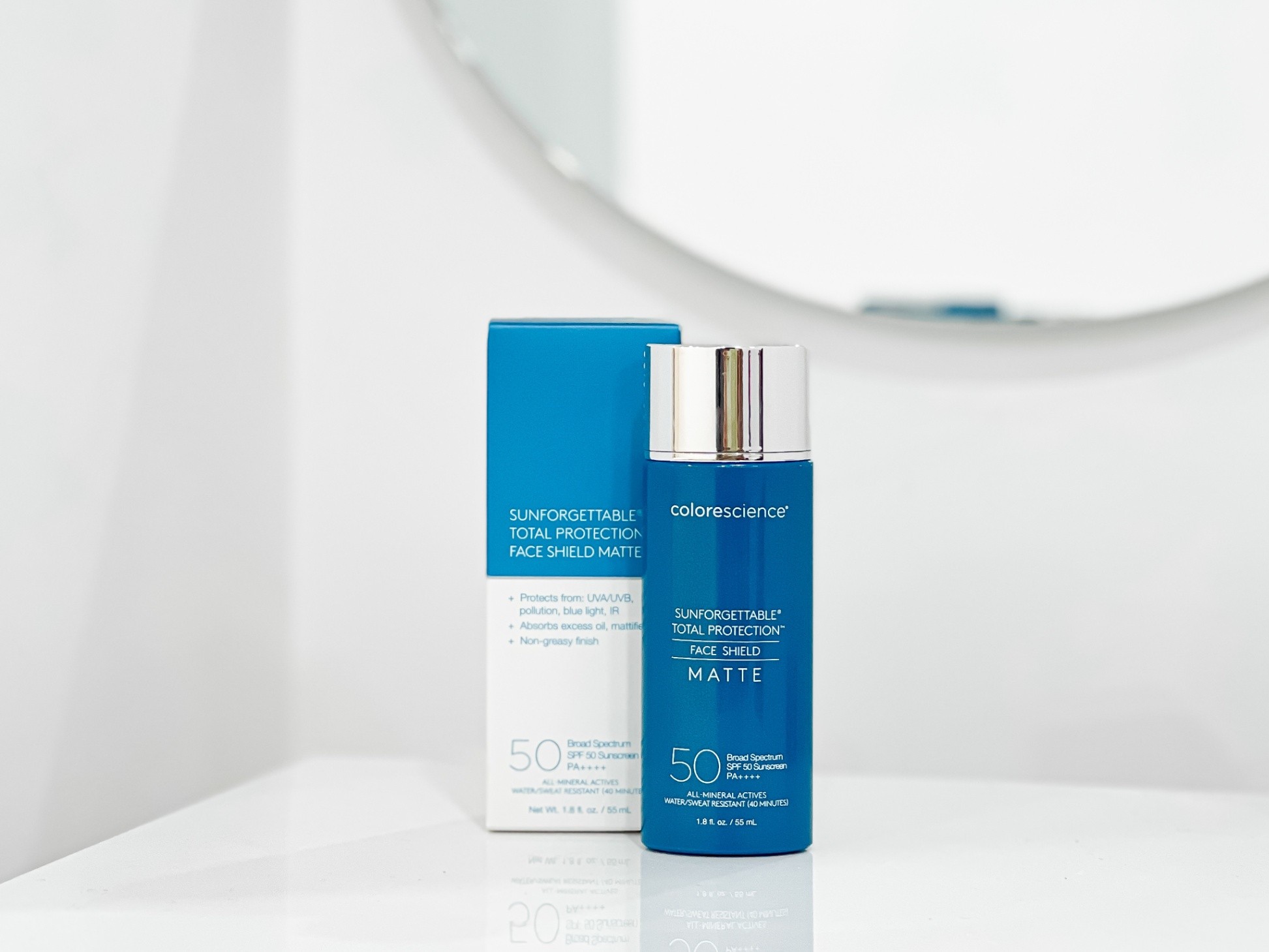 Kem chống nắng kiềm dầu SPF 50 Colorescience Face Shield Matte55ml (R) (HSD: 2/28)