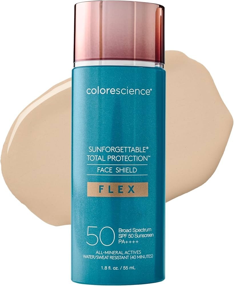 Kem chống nắng trang điểm làm đều màu da SPF 50 Colorescience Face Shield Flex - Fair 55ml (R) (HSD: 4/27)