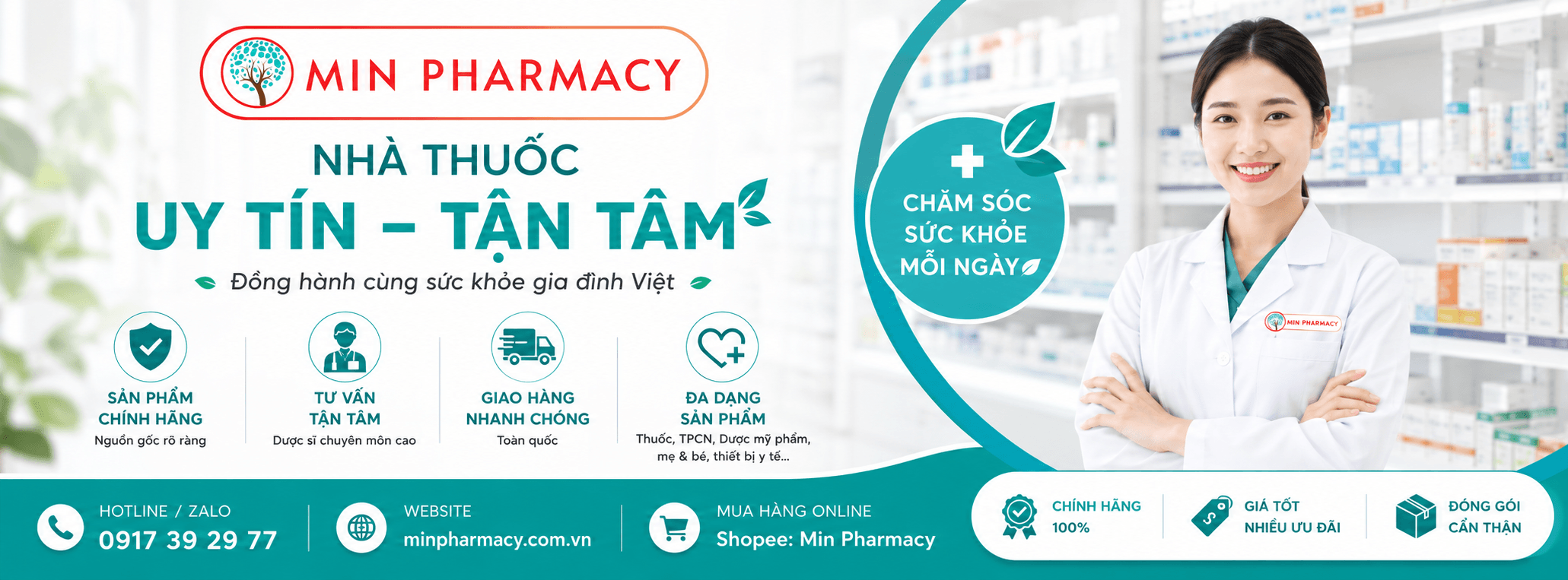 Chính sách mua hàng dành cho khách sỉ tại Minpharmacy
