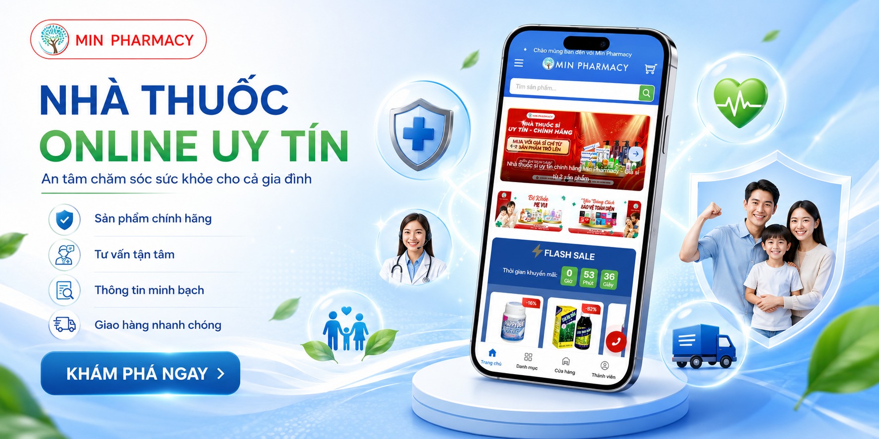 Min Pharmacy – Nhà Thuốc Online Hướng Đến Sự An Tâm Và Chăm Sóc Sức Khỏe Bền Vững