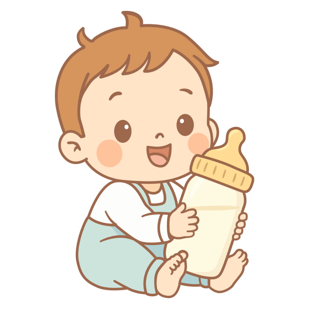 Bình sữa, núm vú