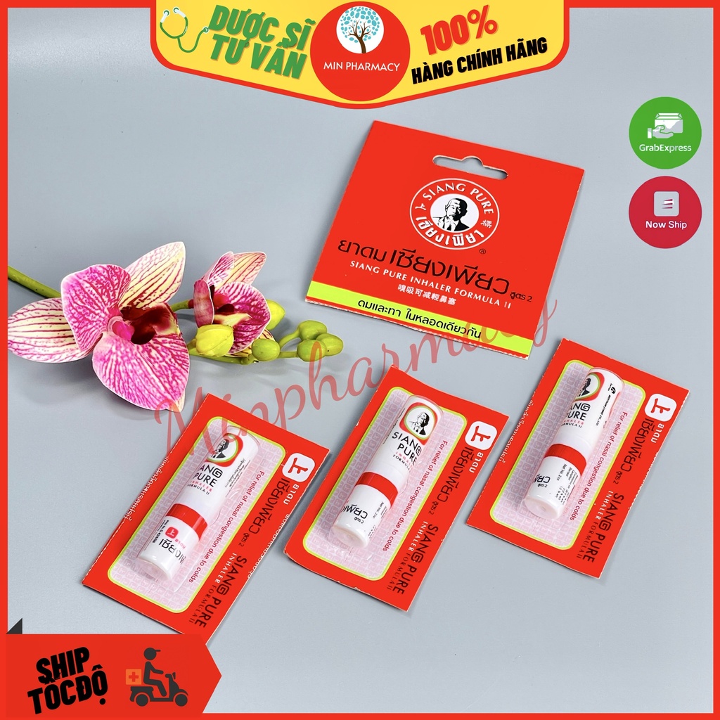 Ống hít thông mũi Thái Lan - Ống hít xanh Green h.jpg