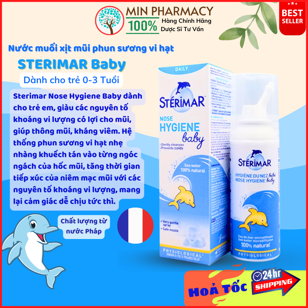 Dung dịch xịt mũi trẻ em STERIMAR Nose Hygiene Baby vệ sinh mũi hằng ngày (50ml).jpg
