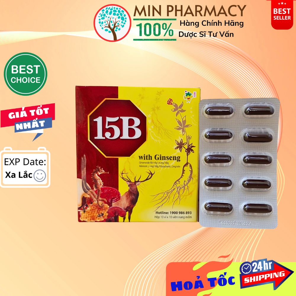 Viên uống bổ sung Vitamin 15B ginseng (hộp 100 viên) - Minpharmacy.jpg