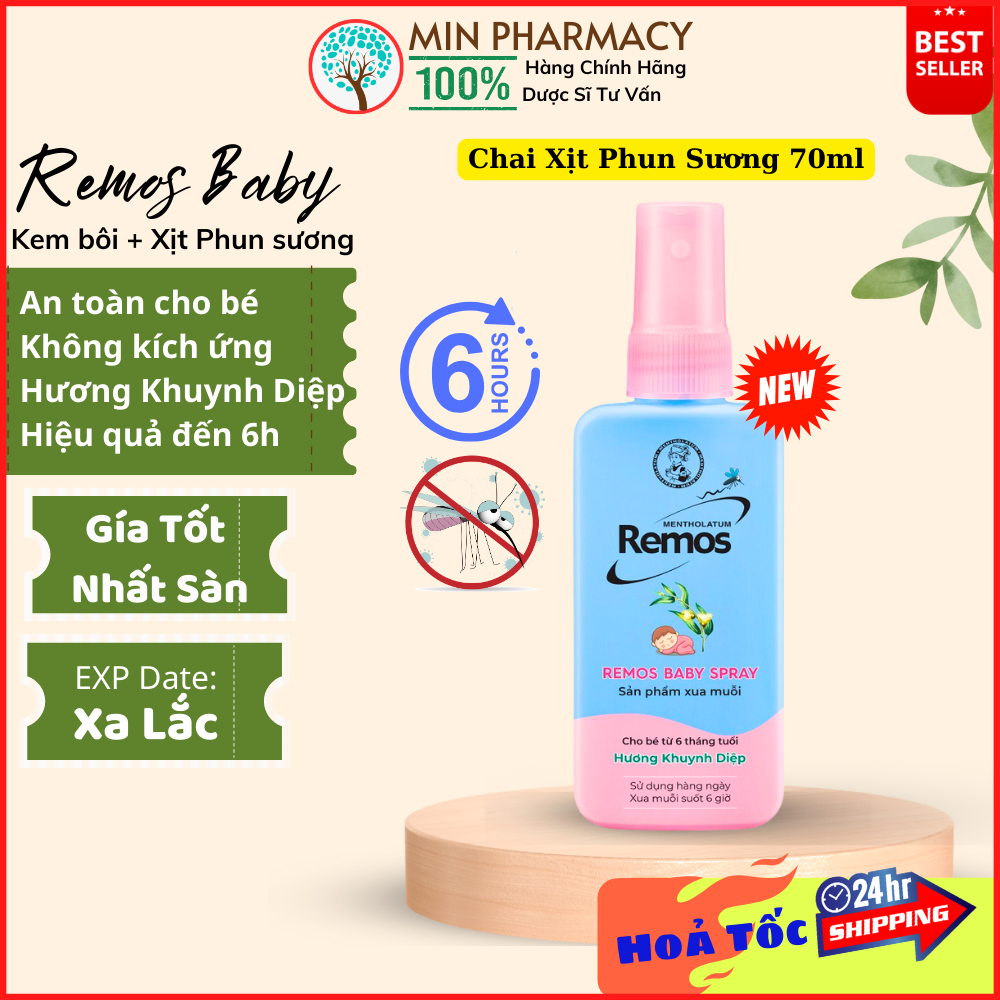 Xịt chống muỗi Remos Baby Spray - Hương Khuynh Diệp Chai 70ml.jpg