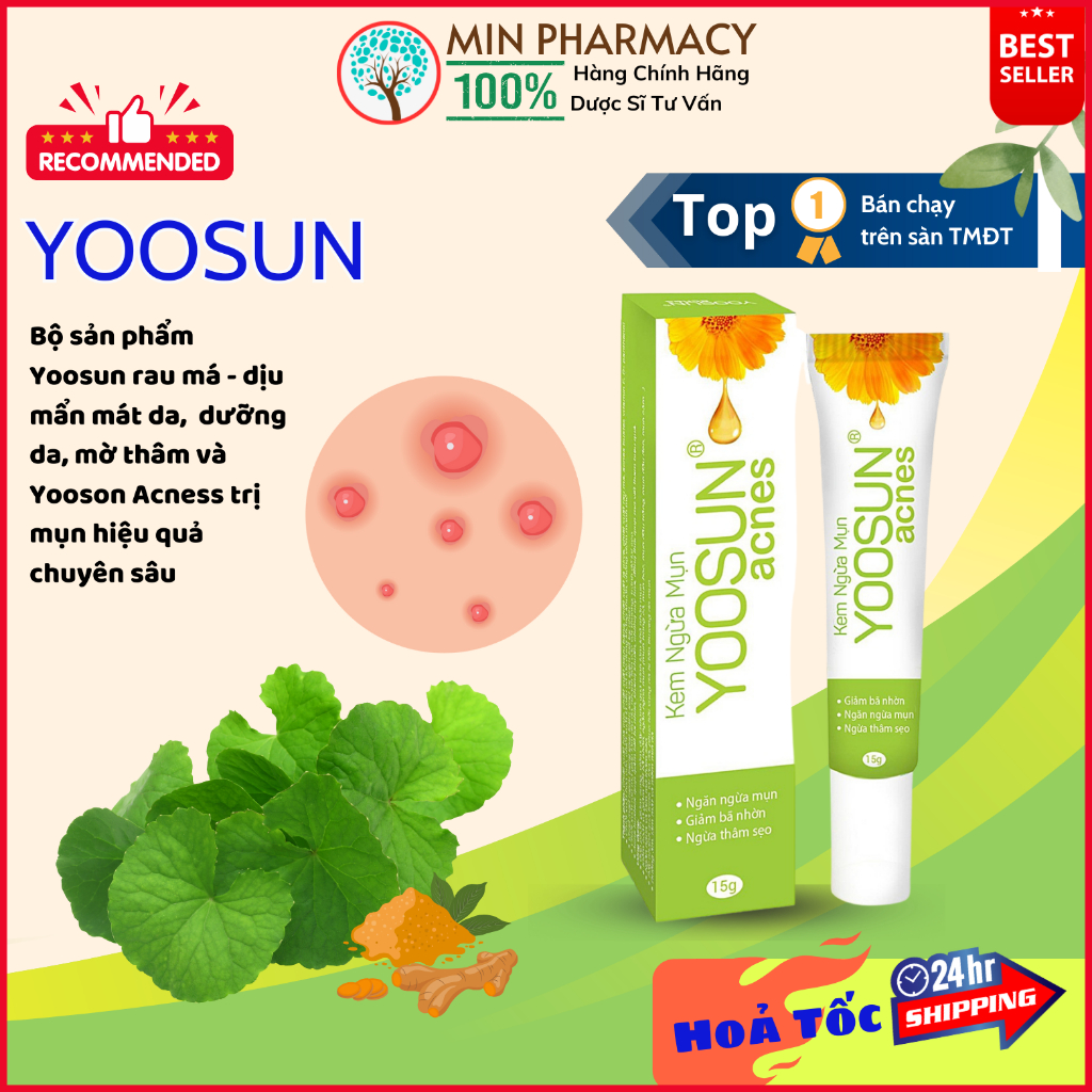 YOOSUN Acnes hỗ trợ điều trị mụn 15g - Yoosun acnes.jpg