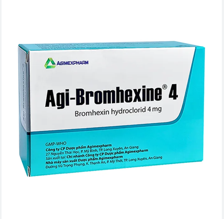 Agi-Bromhexine 4 Agimexpharm 10 vỉ x 10 viên.webp