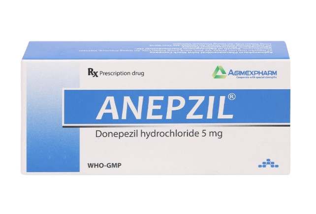 Thuốc Anepzil 5mg Agimexpharm điều trị triệu chứng suy giảm trí nhớ (3 vỉ x 10 viên).webp
