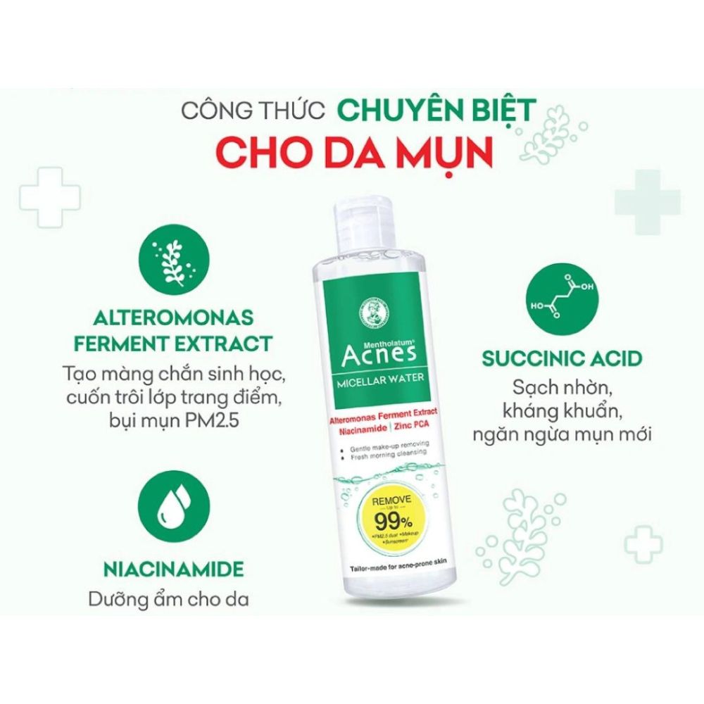Nước tẩy trang cho da mụn Acnes Micellar Water 200ml.webp