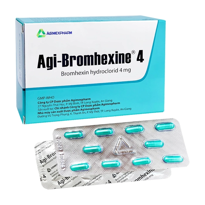 Agi-Bromhexine 4 Agimexpharm 10 vỉ x 10 viên.webp