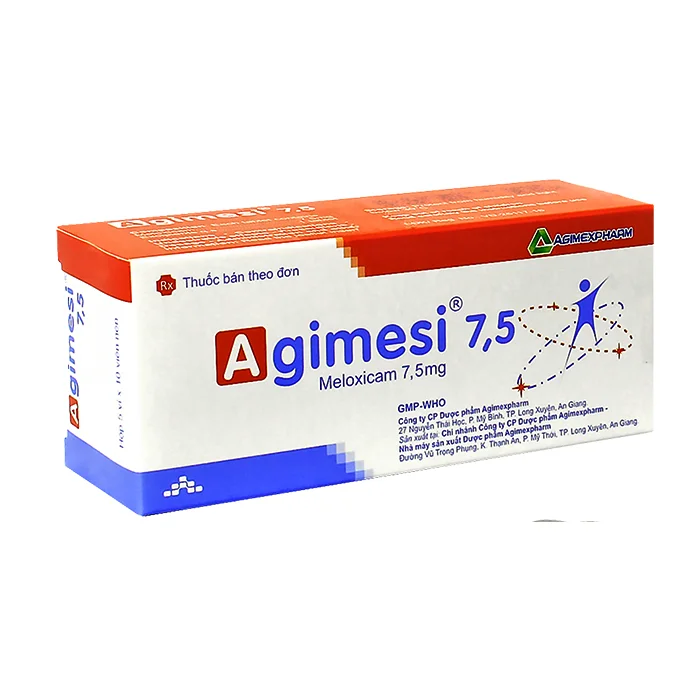Agimesi 7,5 (5 vỉ x 10 viên) – Điều trị viêm đau xương khớp.webp