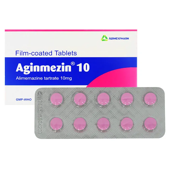 Alimemazin 10mg Agimexpharm (60 viên).webp