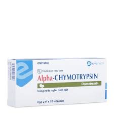 Alpha-Chymotrypsin (Hộp 2 vỉ x 10 viên).jfif
